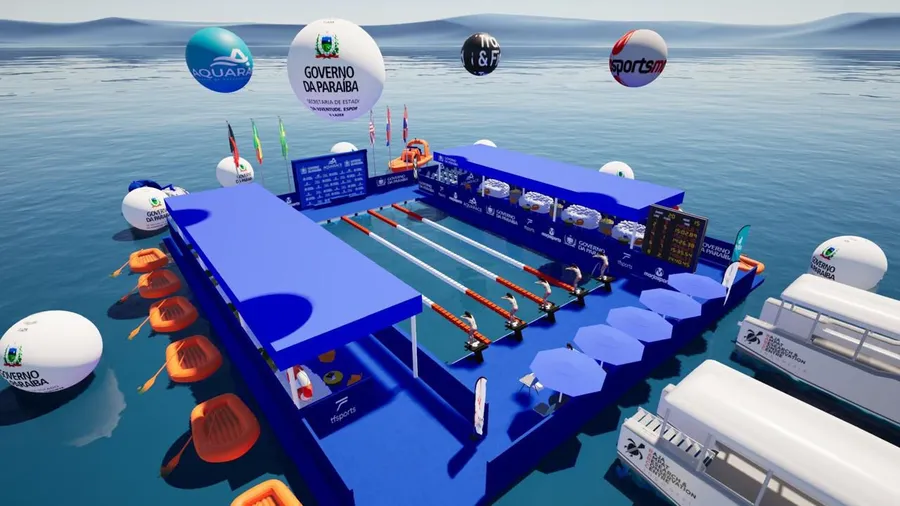 João Pessoa vai receber competição inédita com piscina dentro do mar