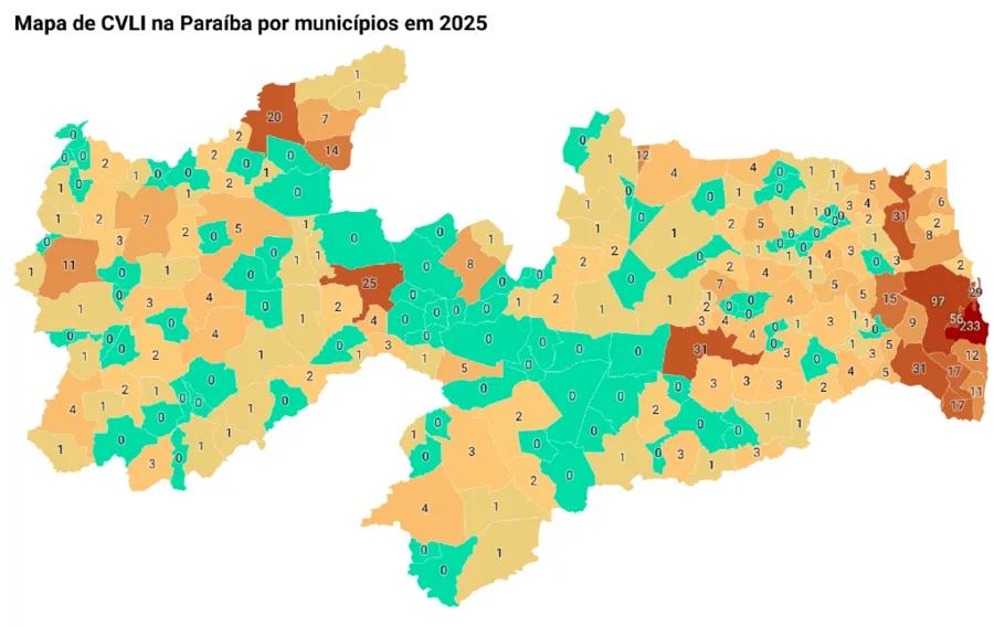 Zona Sul de João Pessoa registra aumento de 43% em número de mortes violentas